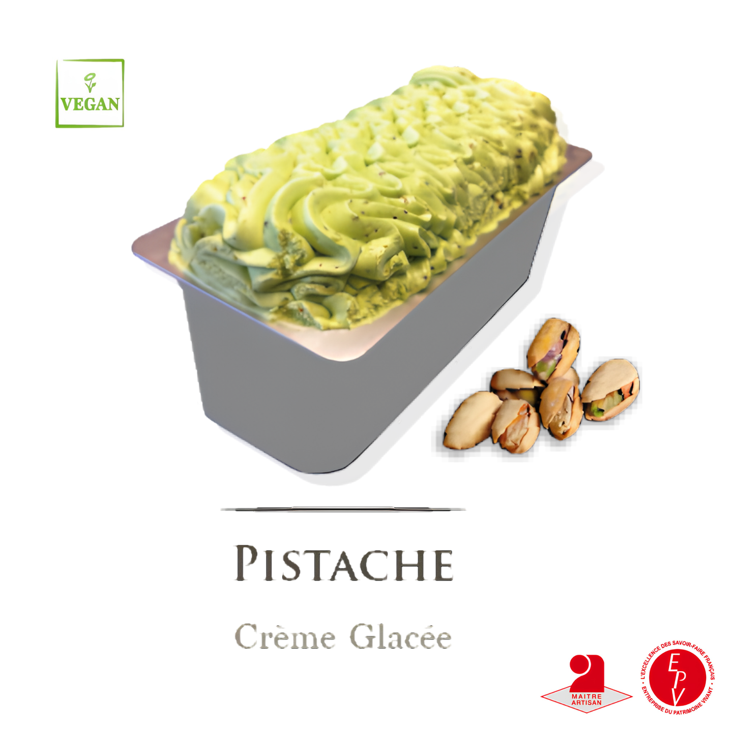 Crème glacée Antolin saveur Pistache