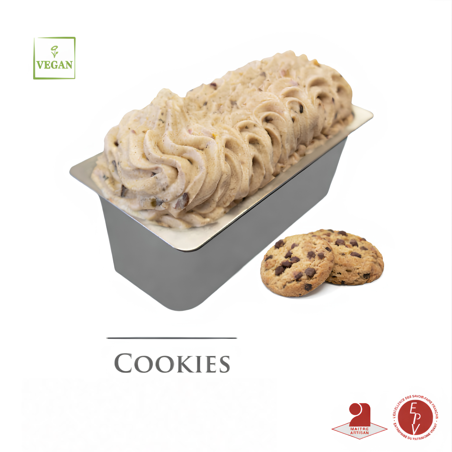 Crème glacé Antolin saveur Cookies