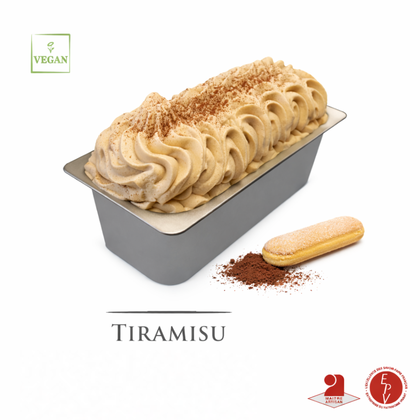 Crème glacée Antolin saveur Tiramisu