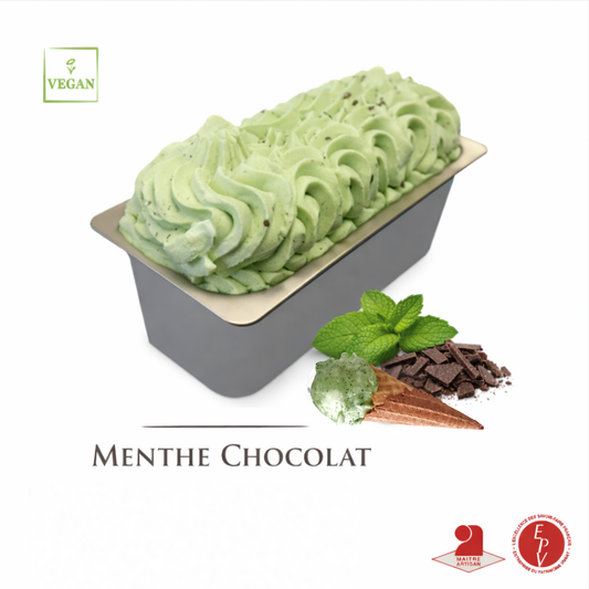 Crème glacée Antolin saveur Menthe chocolat