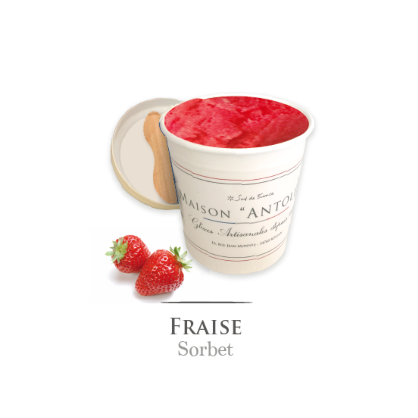 Sorbet Antolin saveur Fraise