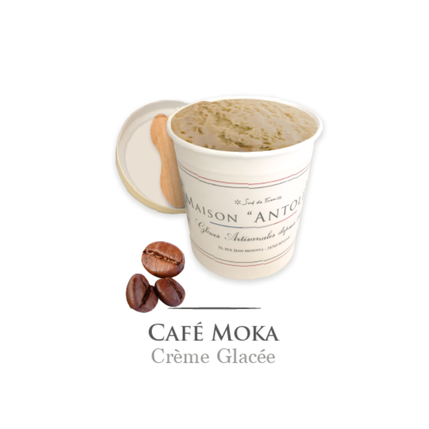 Crème glacé Antolin saveur Café moka