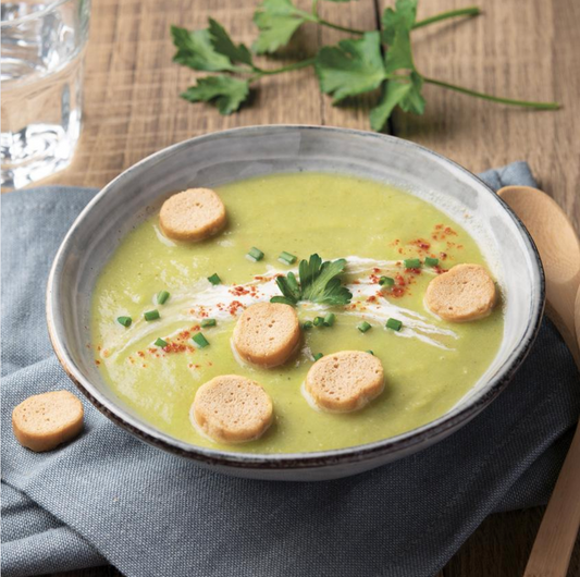 Croutons ronds frits saveur ail