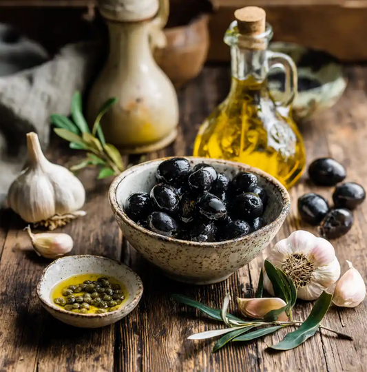 Olives noires dénoyautées