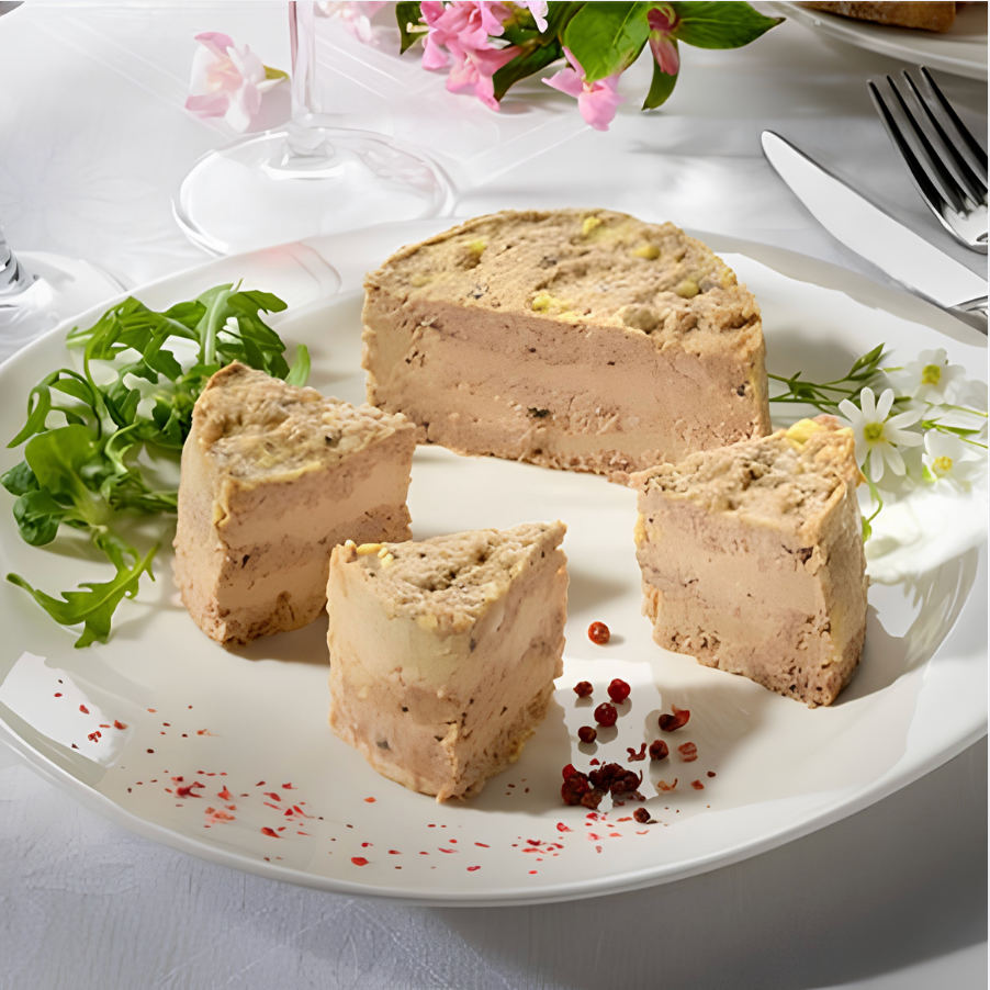 Marbré de foie de canard à la Truffe