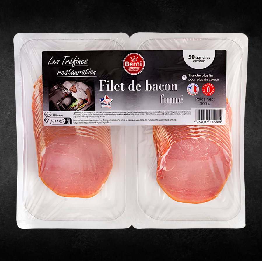 Bacon en tranche