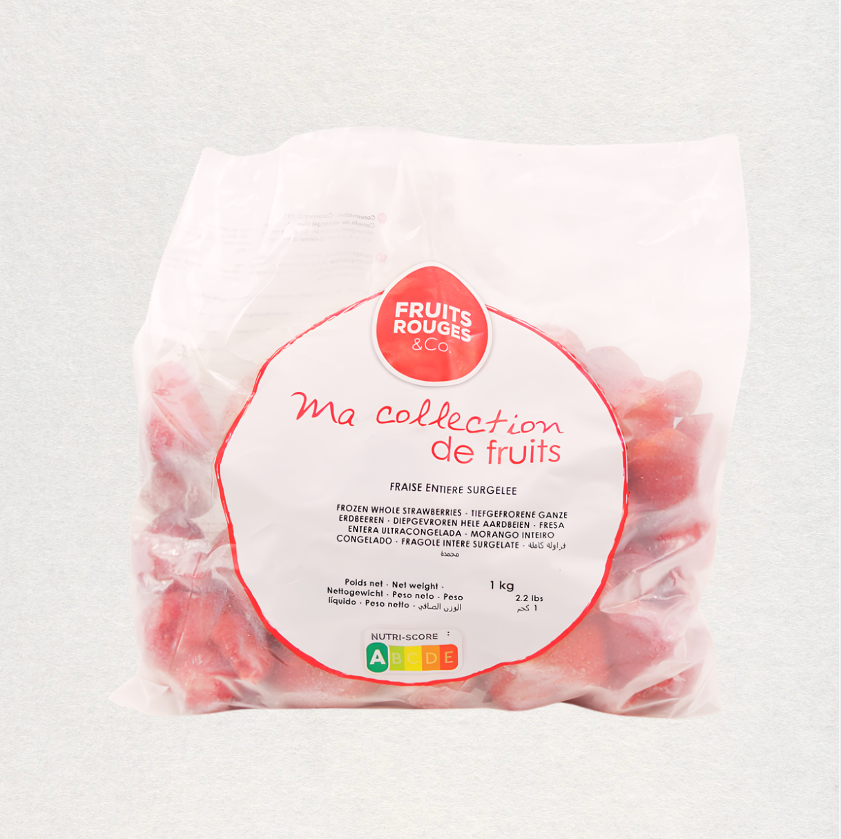Fraises équeutées surgelés