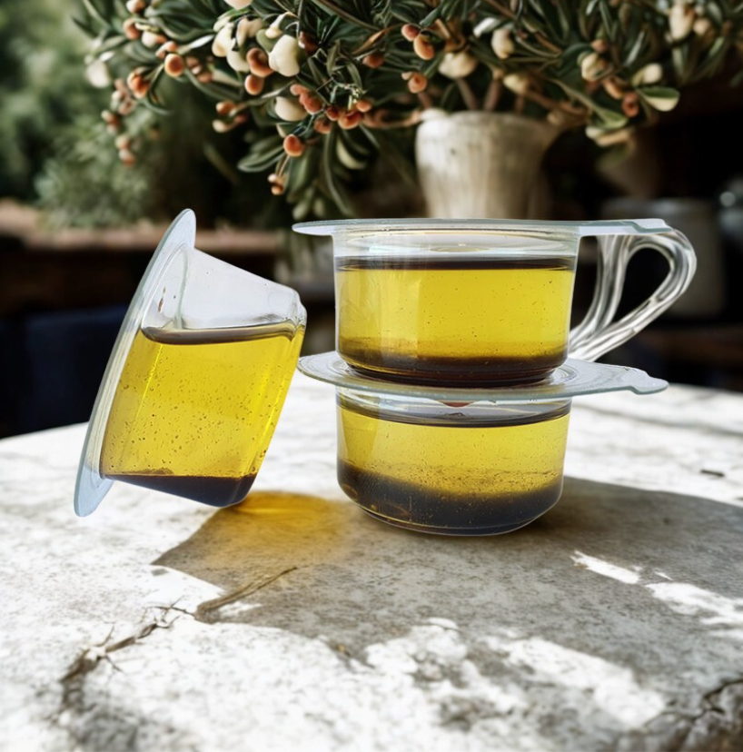 Vinaigrette balsamique en coupelle