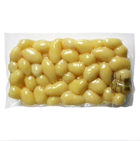 Pommes de terre sous vide rondes