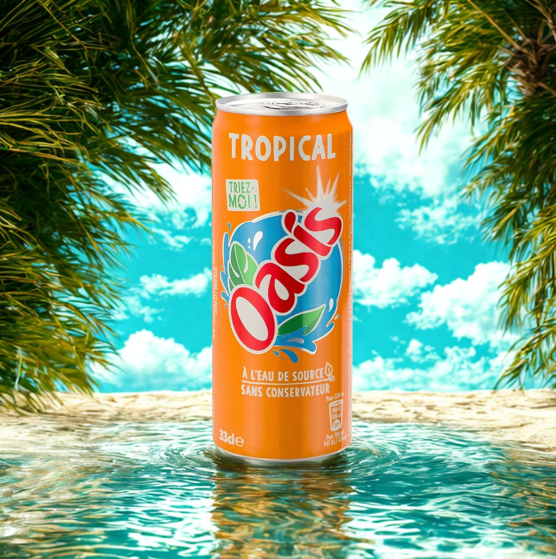 Canette Oasis Tropical