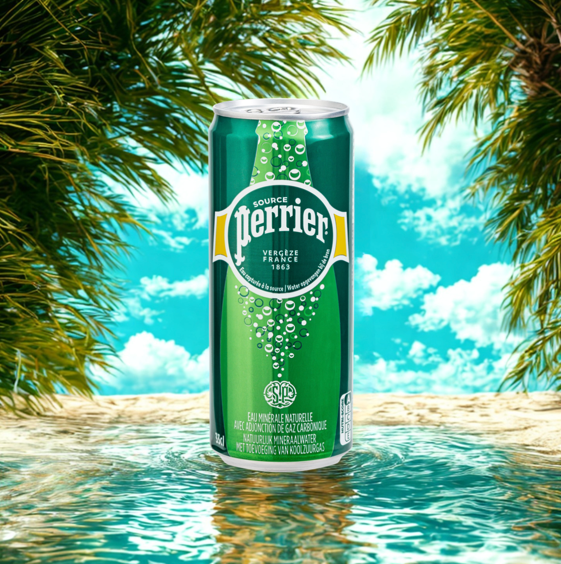 Perrier canette