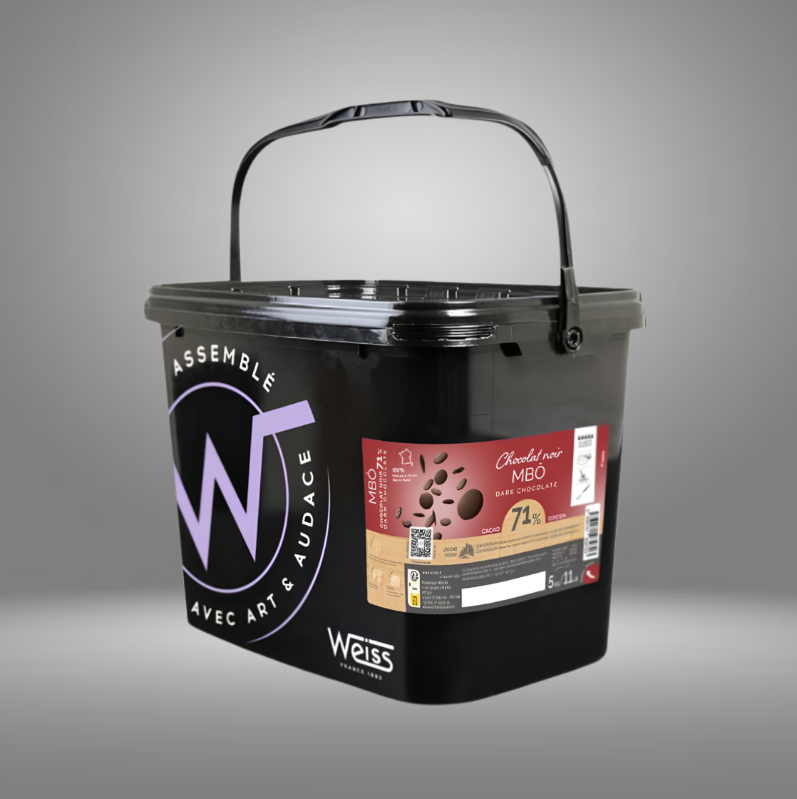 Chocolat de couverture Cameroun noir 71%