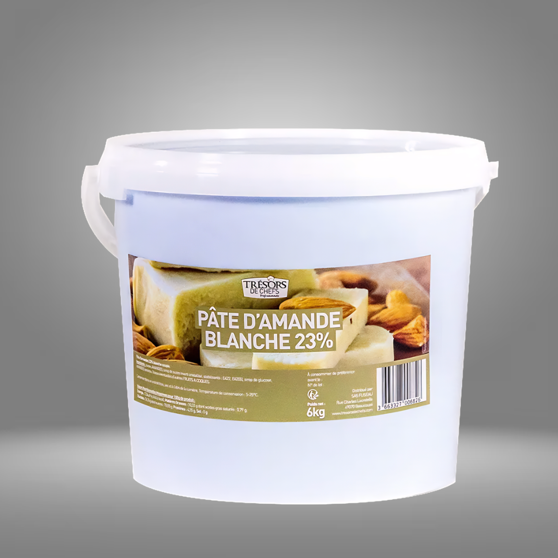 Pâte d'amande blanche 23%