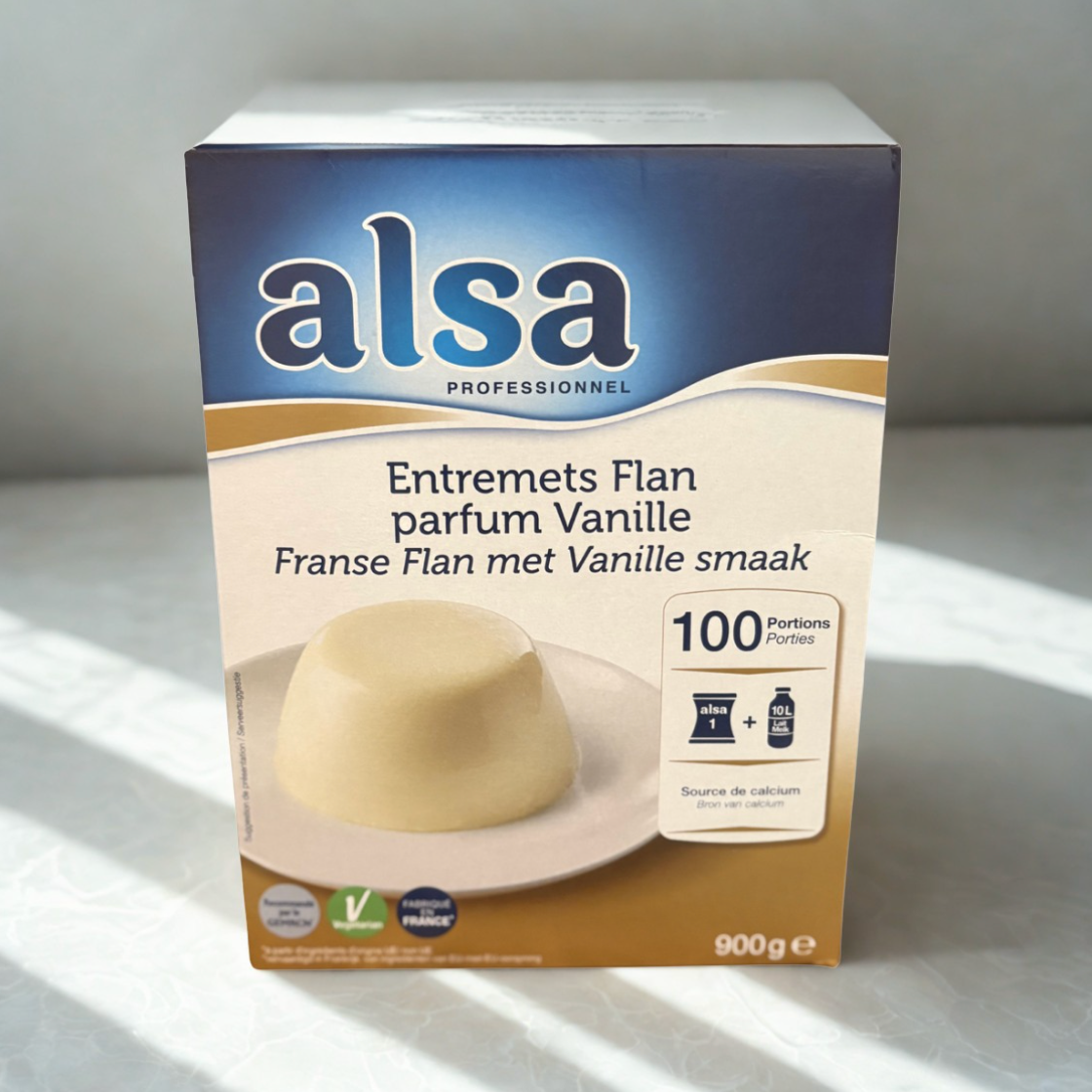 Entremet flan vanille