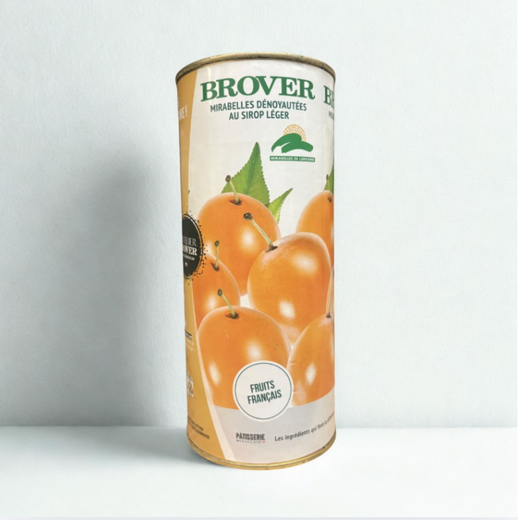Mirabelle dénoyautée au sirop