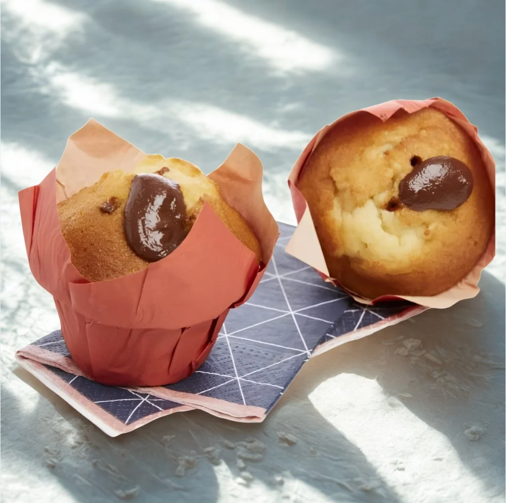 Muffin fourré à la Pâte à tartiner surgelé