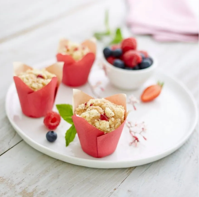 Mini muffin au fruit rouge surgelé
