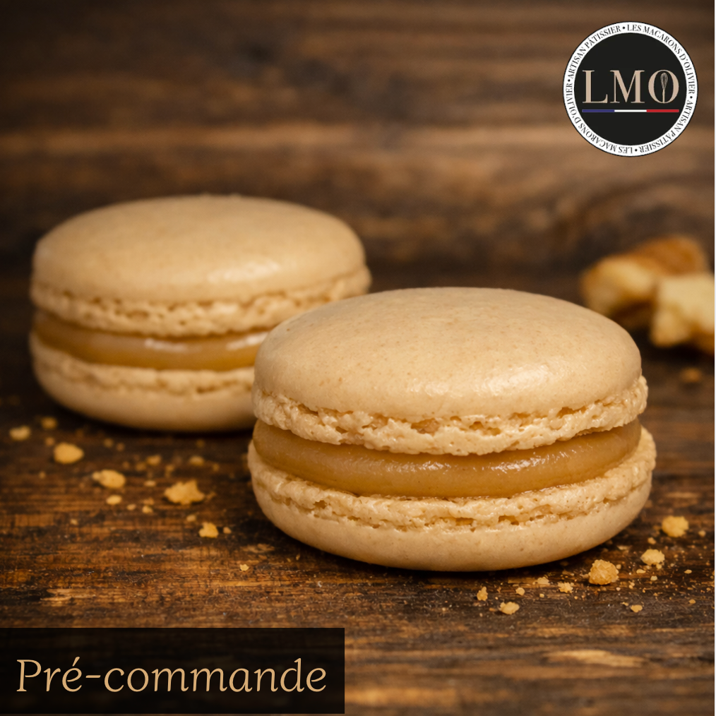 Macaron foie gras et fleur de sel surgelés