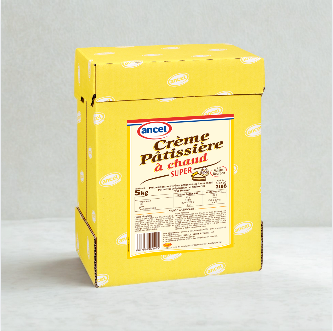 Préparation pâtissière à chaud