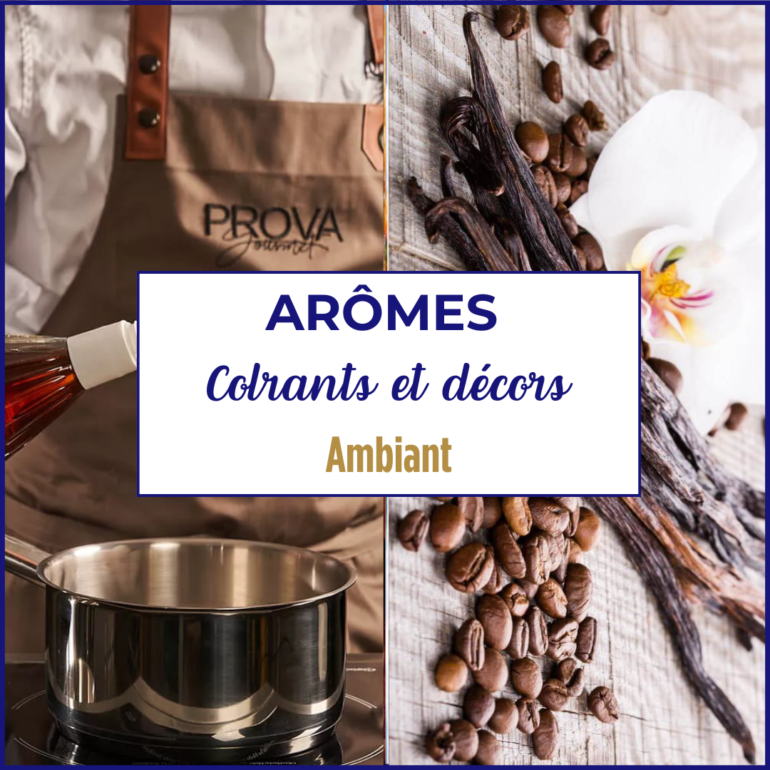 Arômes, colorants et décors