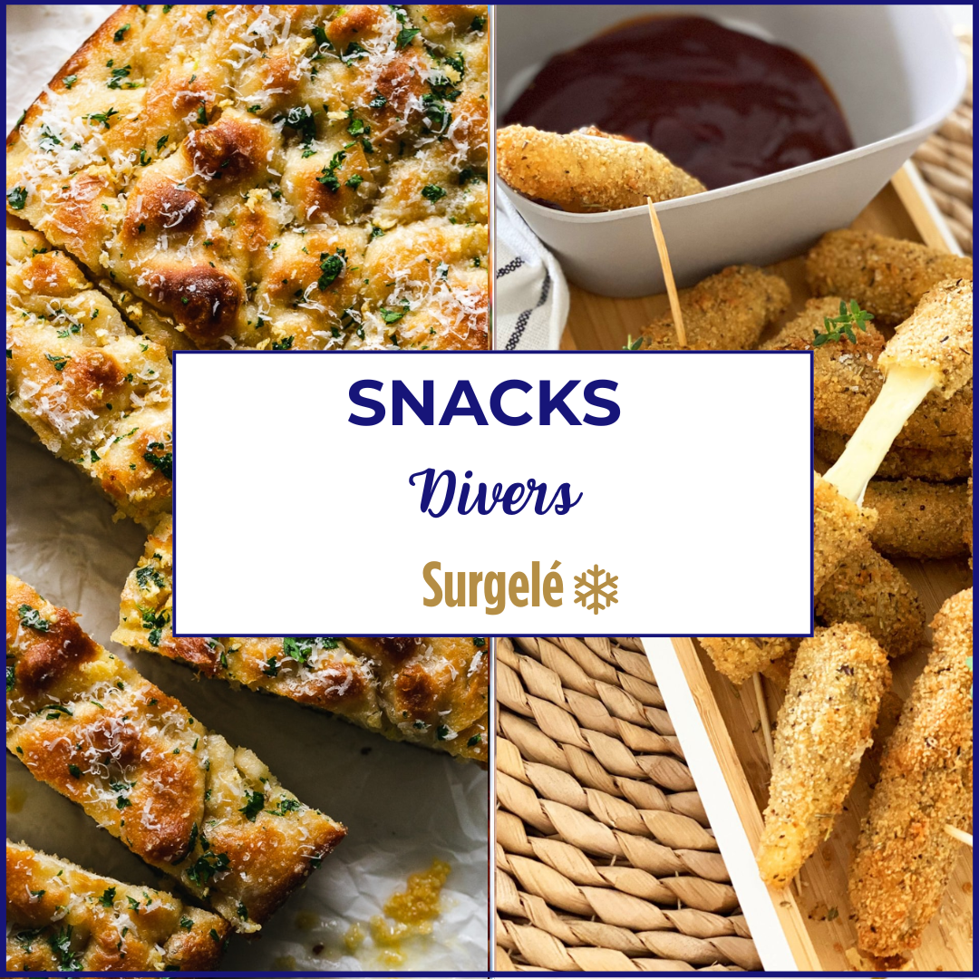 Snacks surgelés