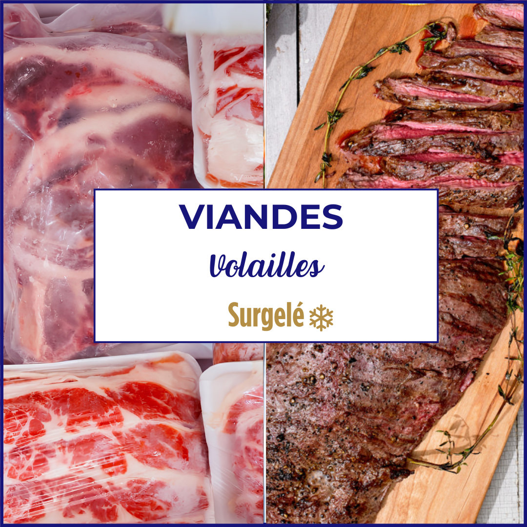 Viandes surgelées
