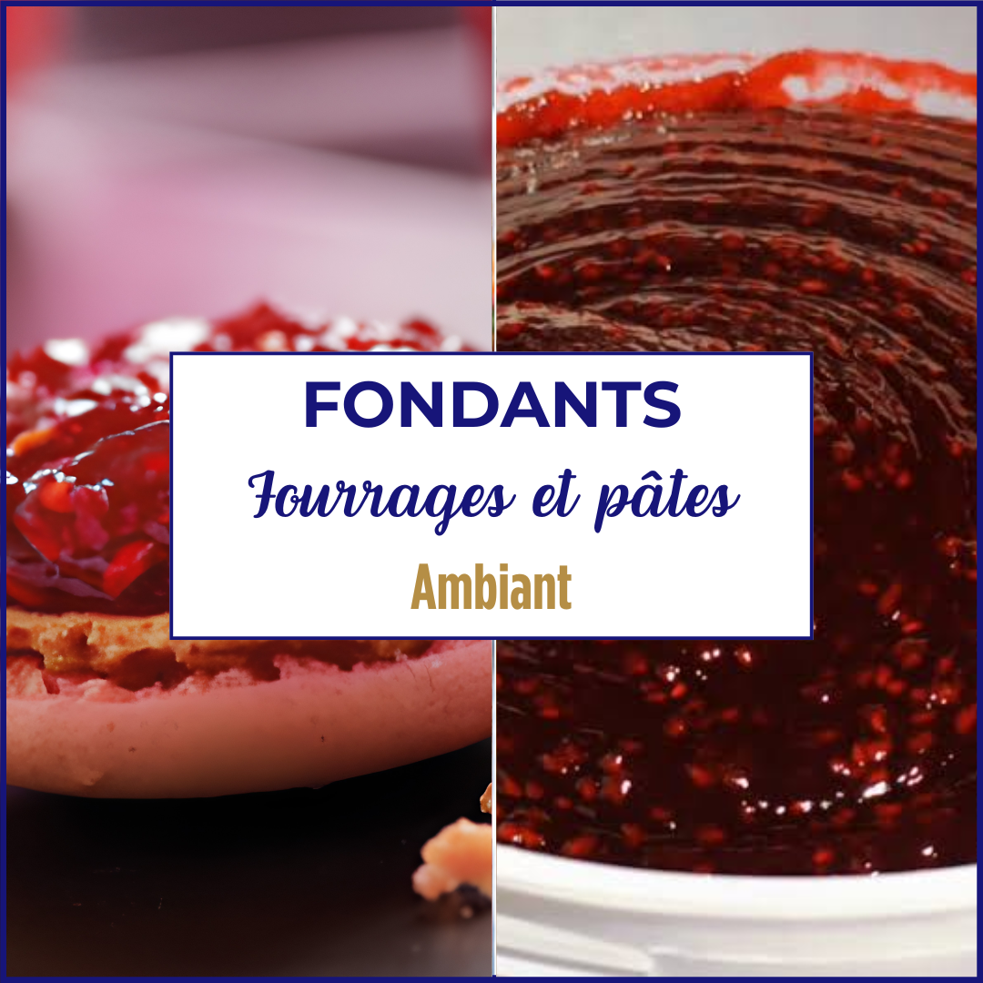 Fondants, fourrages et pâtes