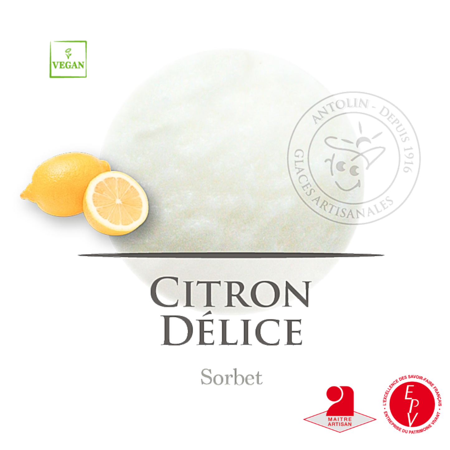Sorbet Antolin saveur Citron délice