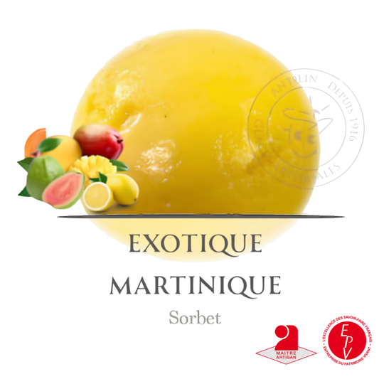 Crème glacée Antolin saveur Exotique Martinique