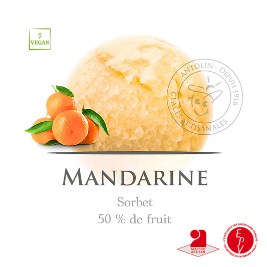 Sorbet Antolin saveur Mandarine