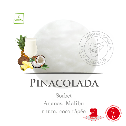 Sorbet Antolin saveur Pinacolada