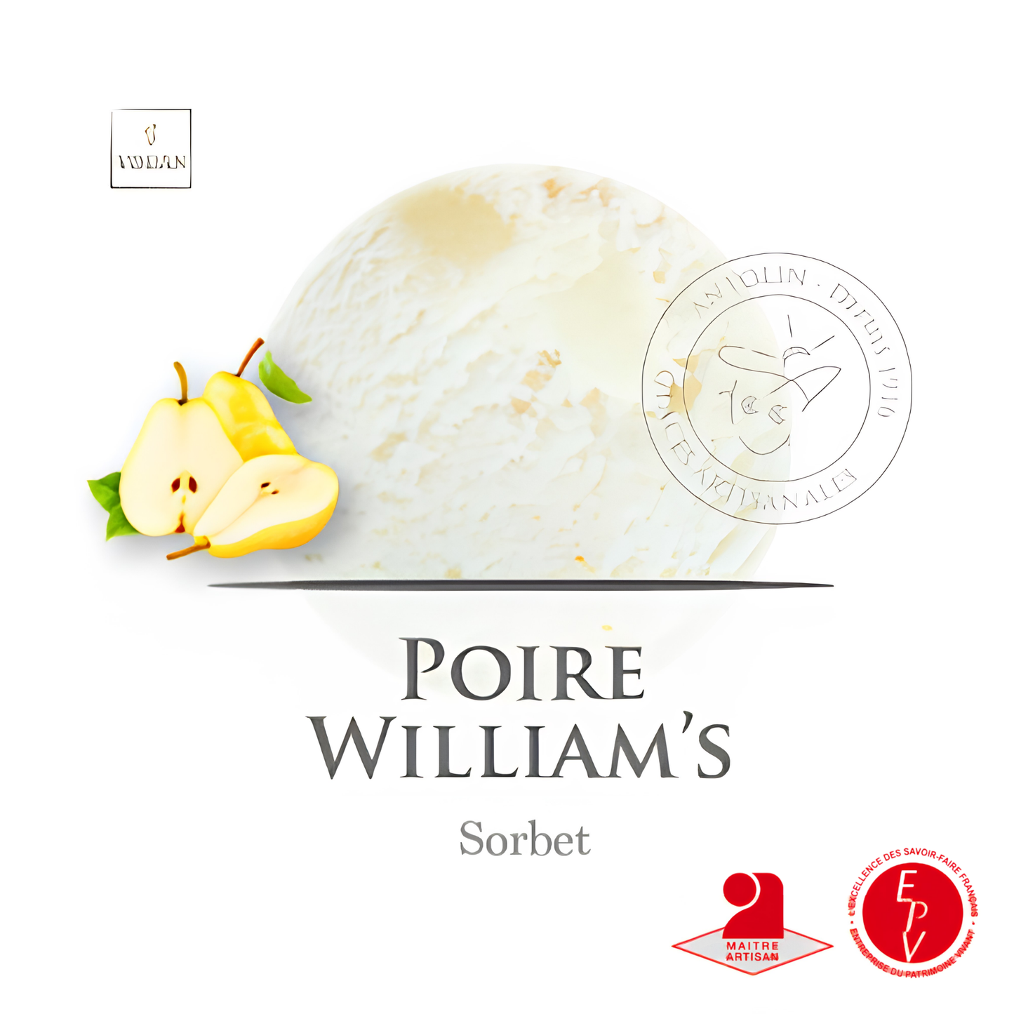 Sorbet Antolin saveur Poire William's