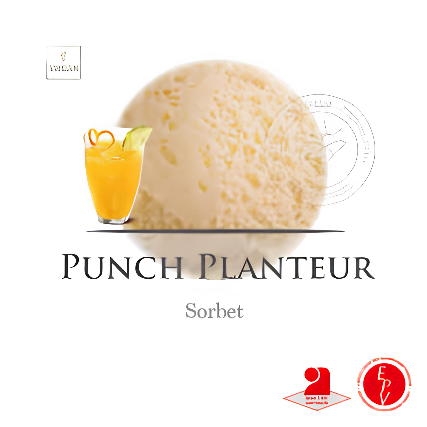 Sorbet Antolin saveur Punch Planteur