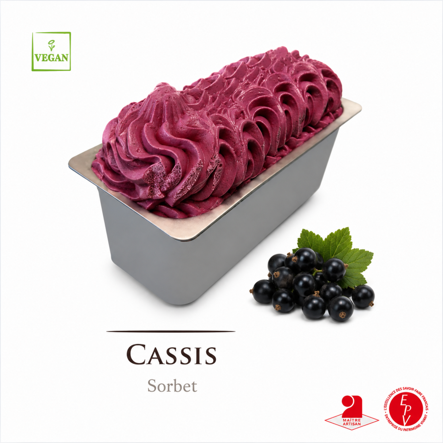 Sorbet Antolin saveur Cassis