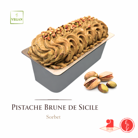 Crème glacée Antolin saveur Pistache brune de Sicile