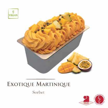Crème glacée Antolin saveur Exotique Martinique