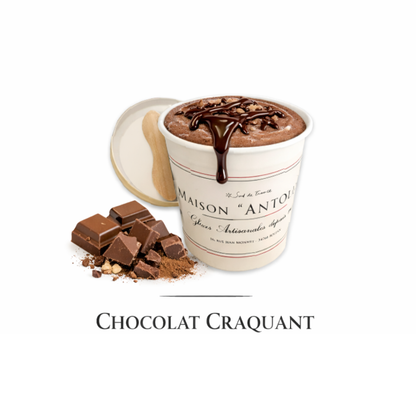 Crème glacé Antolin saveur Chocolat craquant