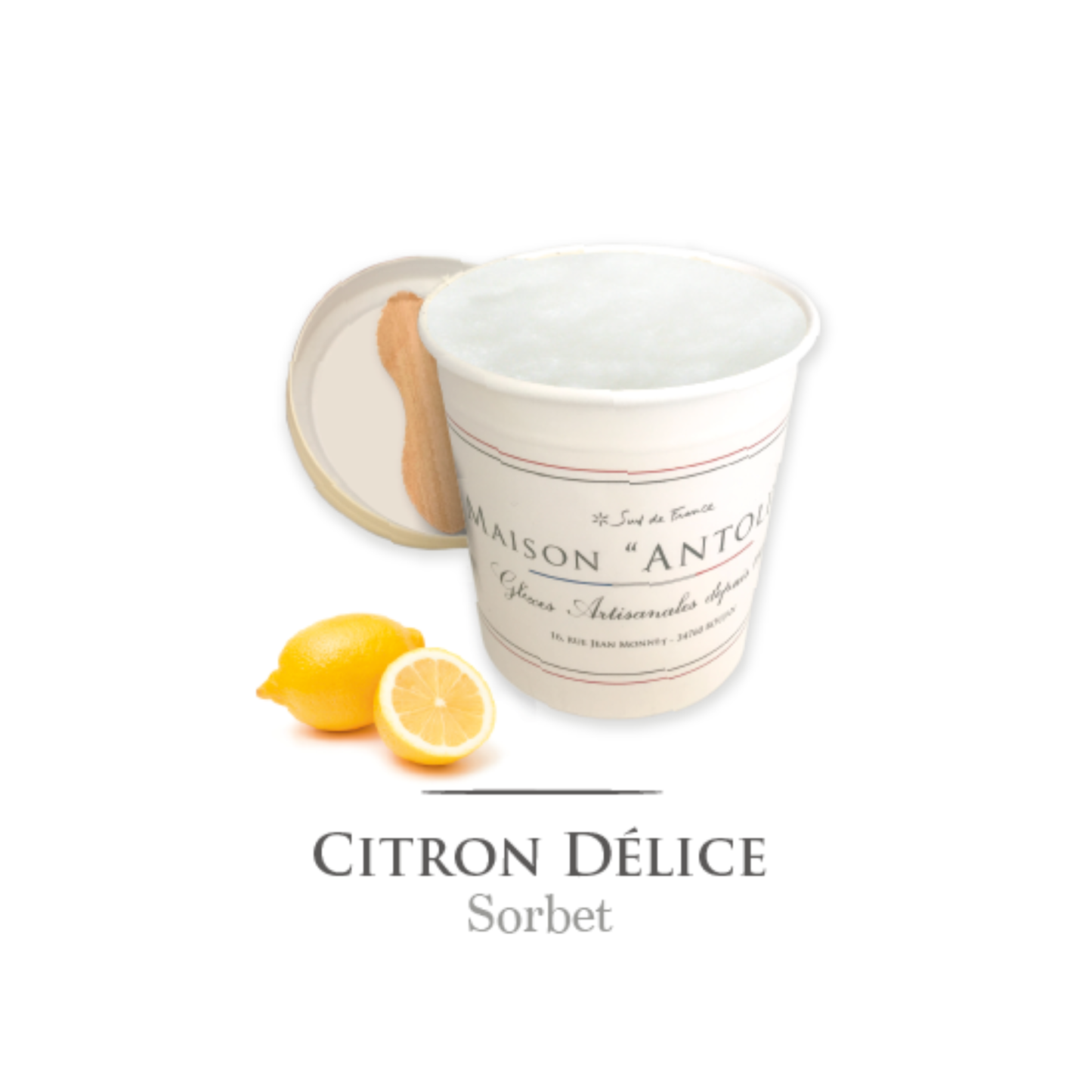 Sorbet Antolin saveur Citron délice