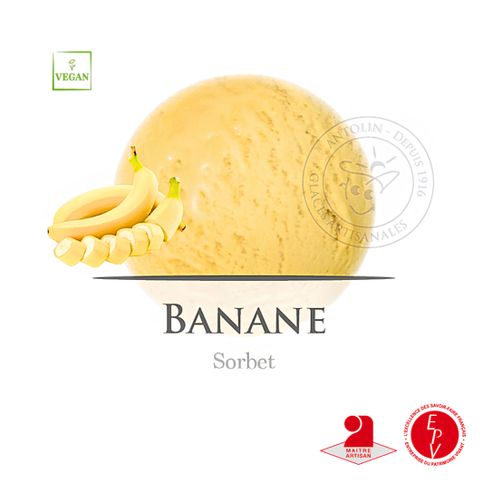 Crème glacée Antolin saveur Banane
