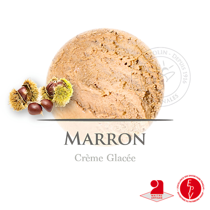 Crème glacée Antolin saveur Marron
