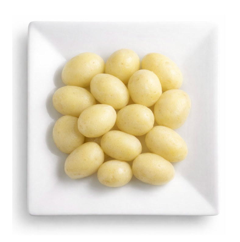 Pommes de terre sous vide rondes