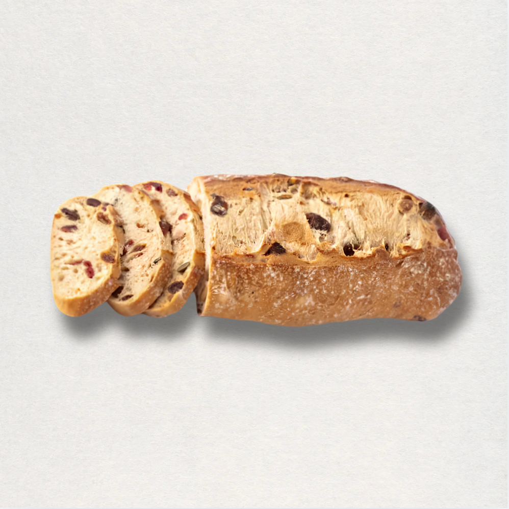Pain fruité au muesli surgelé