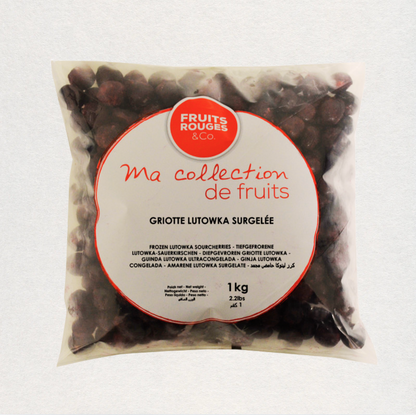 Griottes dénoyautées surgelées