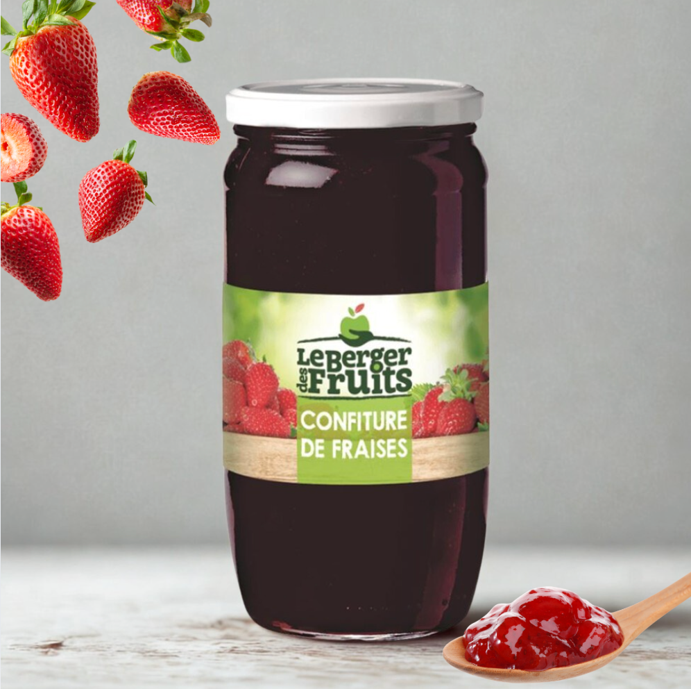 Confiture le Berger des fruits à la fraise