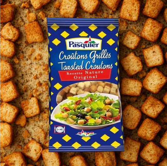 Croutons cubiques grillés