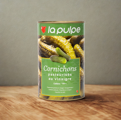 Cornichons pasteurisés au vinaigre 150+