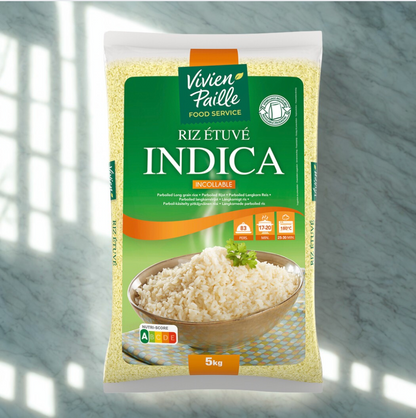 Riz long étuvé Indica