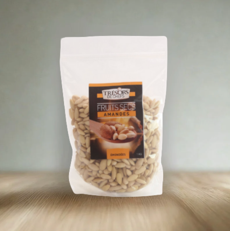 Amandes émondées