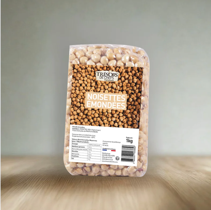 Noisettes émondées blanchie