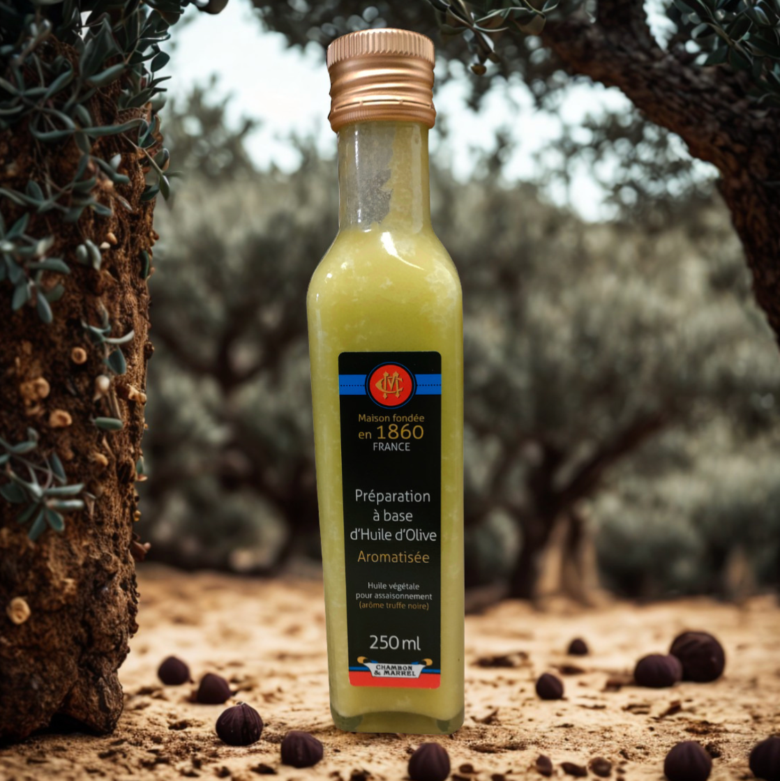 Huile d'Olive aromatisée à la truffe noire